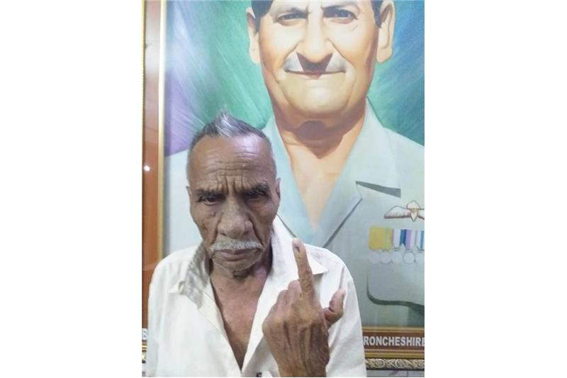  Cheshire Home Residents and Staff who voted 6 May at Lucknow.