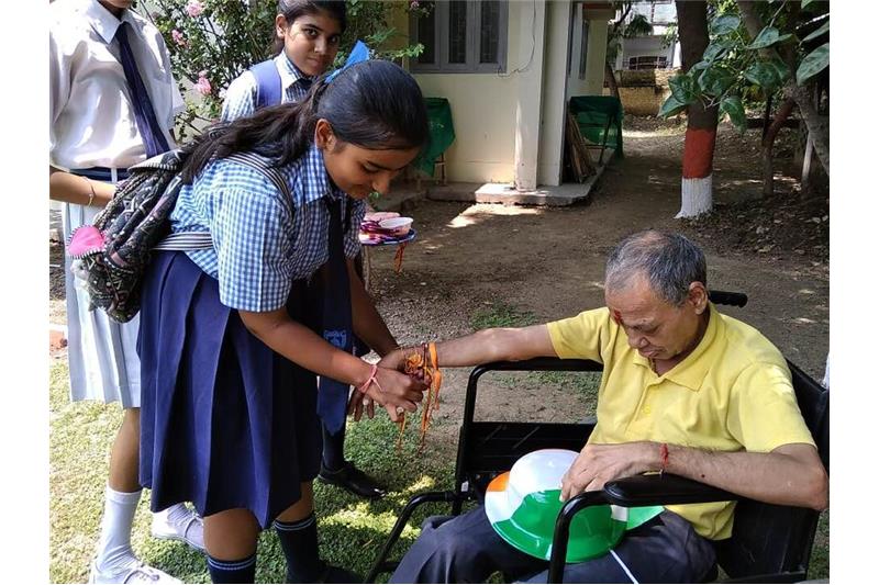 Independence Day and Raksha Bandhan Celebrations at Cheshire Home Lucknow on 15 Aug 2019