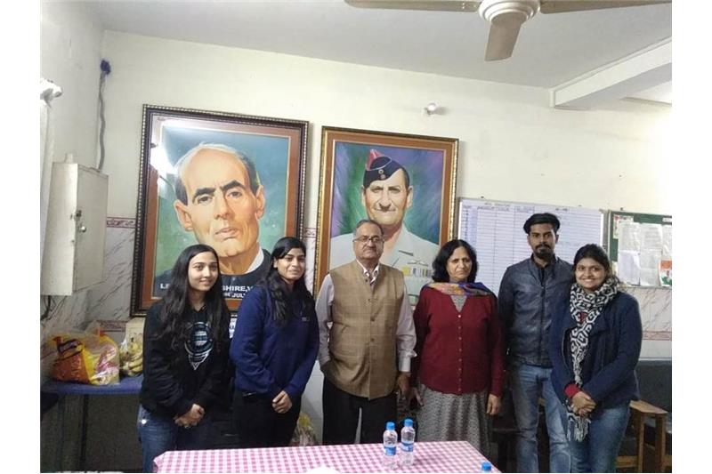 Students from Jaipuria School of Management visited the Cheshire Home for their Study. 3 Feb 2020