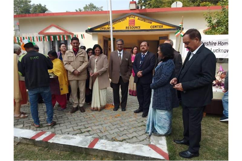 Mr Manish Singh Director SKD Group took part in the Republic Day Celebrations at Cheshire Home 26 Jan 2020