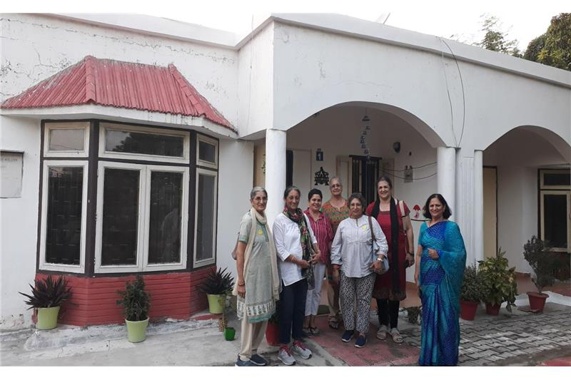 Ms Gita Chengappa, Chair person Cheshire Home India Coorg & Secretary Cheshire National Council visited at Cheshire Home Lucknow on 17 Oct 2022