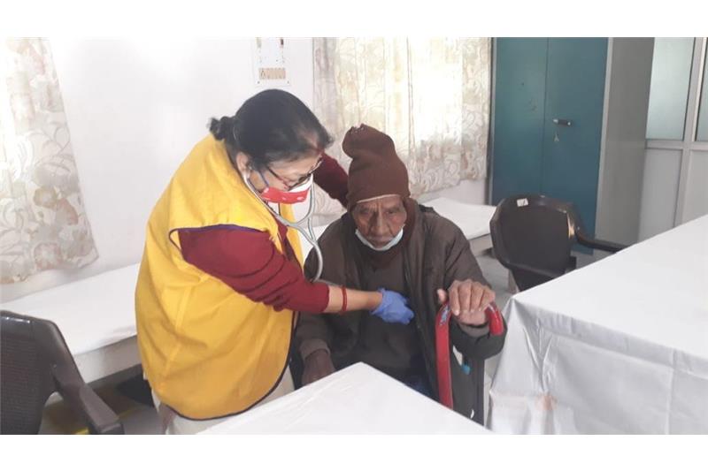Medical Camp at Cheshire Home By Lions Club