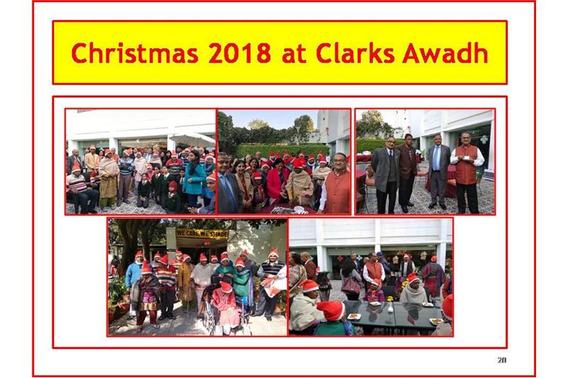 Presentation to Mrs Nita Ganguli at Cheshire Home on 15 March 2019