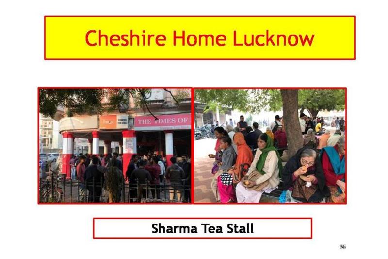 Cheshire Homes Lucknow presentation at National Council AGM at Bangalore on 24 Feb 2018