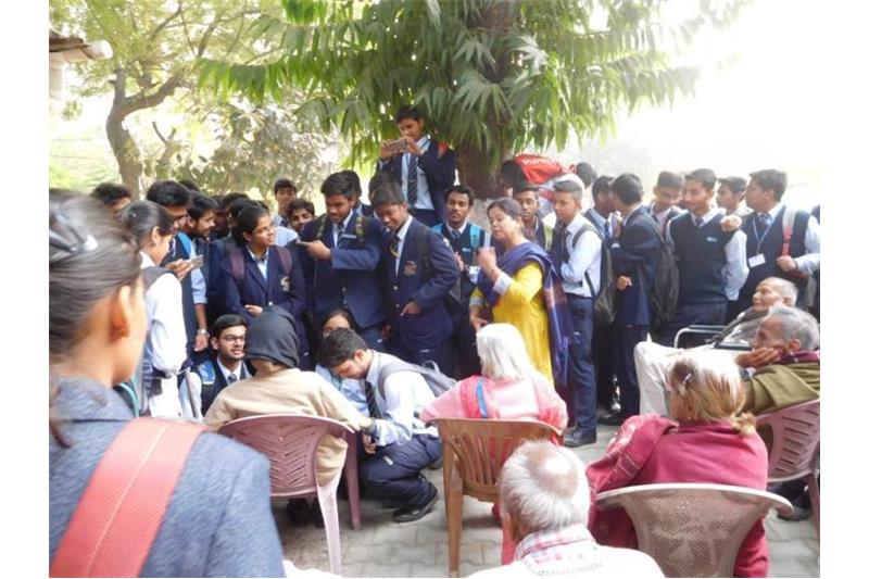 CMS Kanpur Road Children Visit Cheshire Home Lucknow