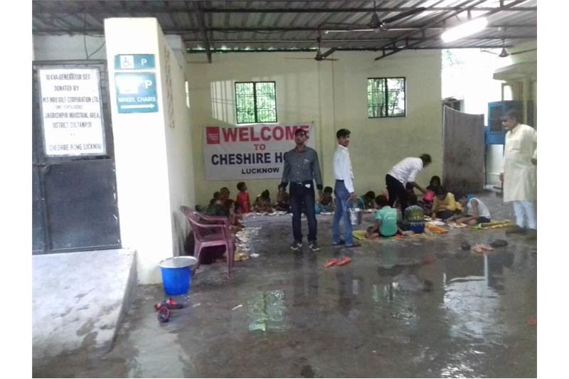 Independence Day Celebrations with the residents of Cheshire Home 