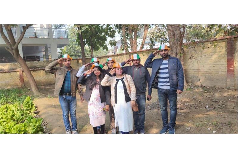 Republic Day at Cheshire Home Lucknow 2020