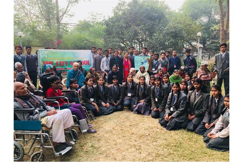 The City School J Block South City Lucknow visited the Cheshire Home