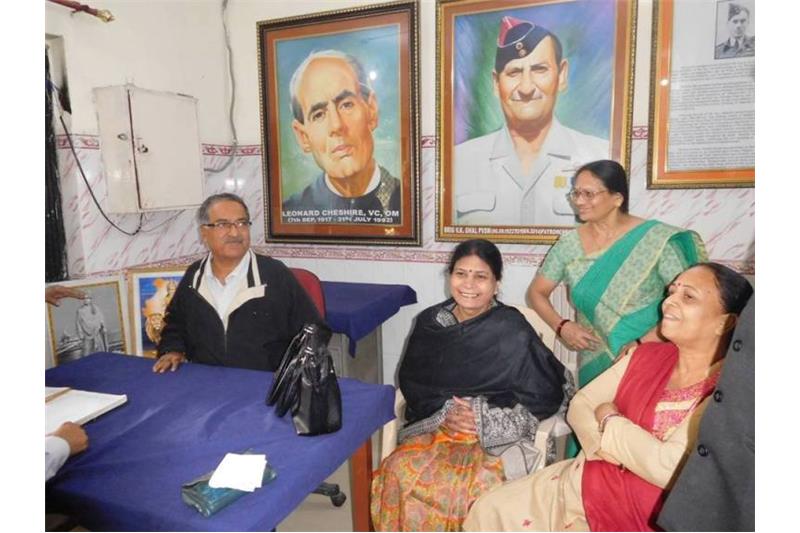 Members of the Bharat Vikas Parishad visited the Cheshire Home