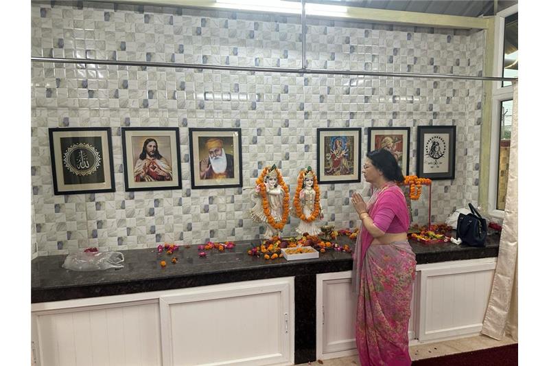 Inauguration of Multi Faith prayer at Cheshire Home inaugurated on 19 June 2023