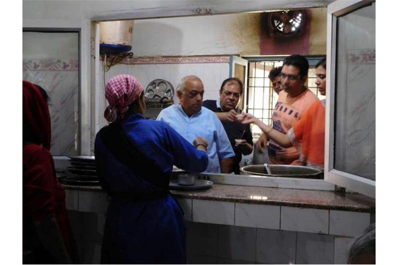 Lunch Hosted by Mr Ashok Saluja in the Memory of his Wife.