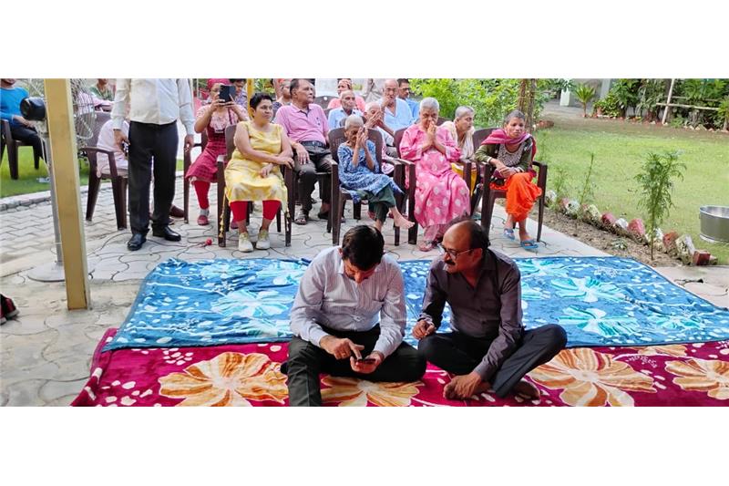 Krishna Janmastmi was celebrated in Cheshire Home with the residents & staff.