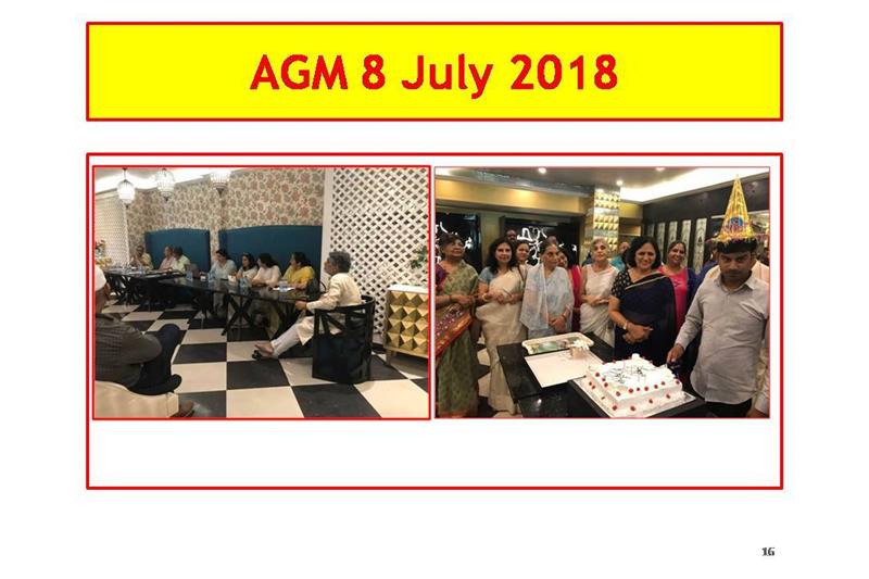 Presentation to Mrs Nita Ganguli at Cheshire Home on 15 March 2019