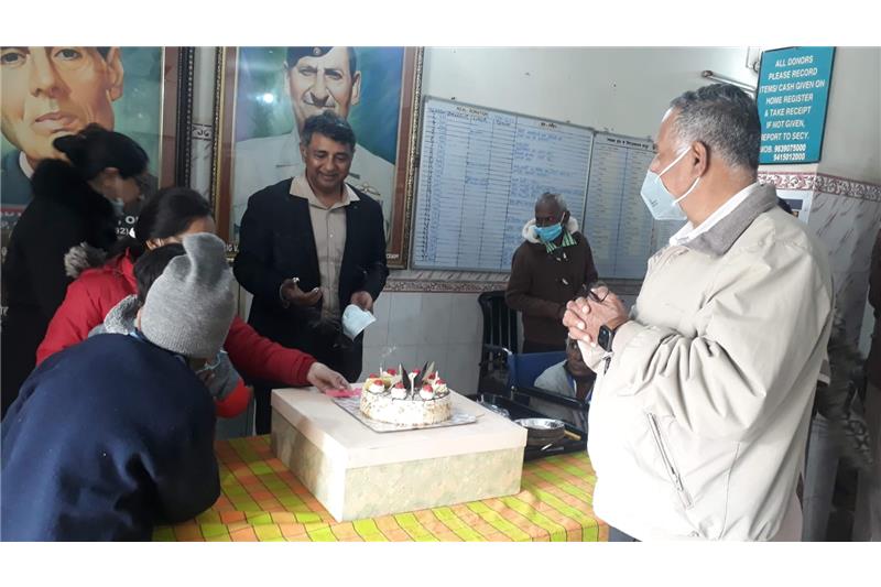 Ms Manju Kalia madam has sponsored breakfast on 20 Jan 22