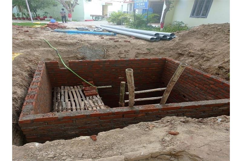 renovation of kitchen & Rainwater Harvesting Tank for water conservation has been constructed