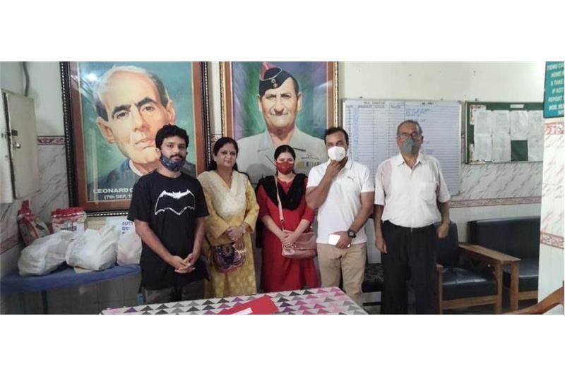 Mrs Aditi Sharma Principal (CMS) Chowk Campus, and Ms. Nava Psychological Counselor visited the Cheshire Home