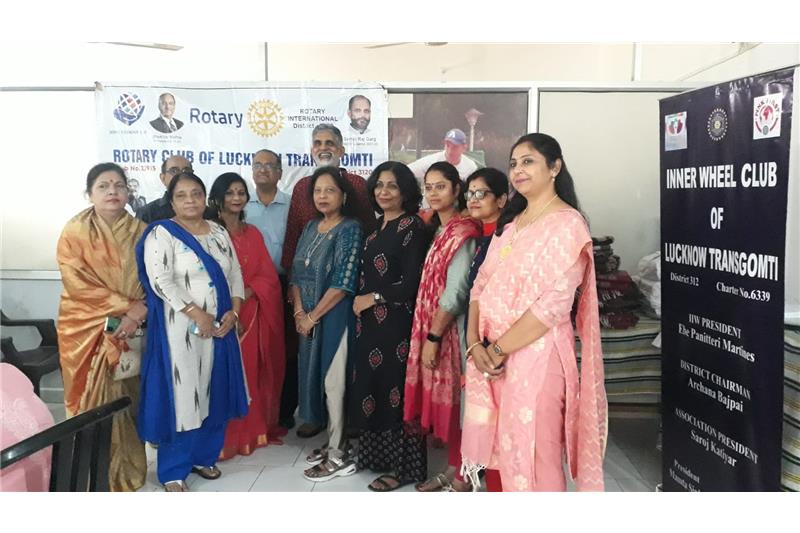 Rotary club visited home on 31 Oct 2021