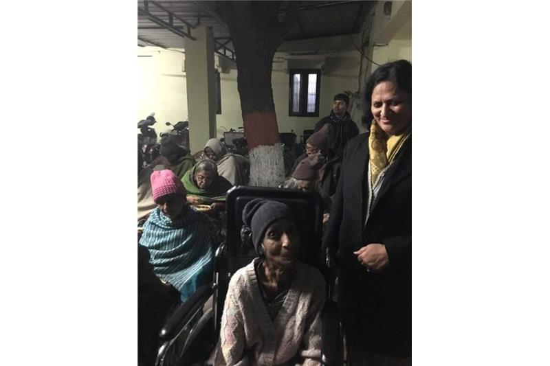 Celebrating Lohri with our lovely residents of Cheshire Home . Thank you Ms Bhupinder, Mr Anil Chopra, Mrs Chopra & Mr SD Chopra.