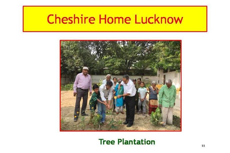 Cheshire Homes Lucknow presentation at National Council AGM at Bangalore on 24 Feb 2018
