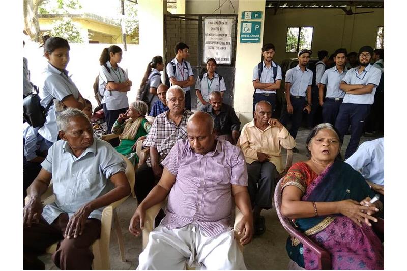 The Children and teachers of CMS Kanpur road Lucknow donated daily use items, old clothes 30 April 2019  