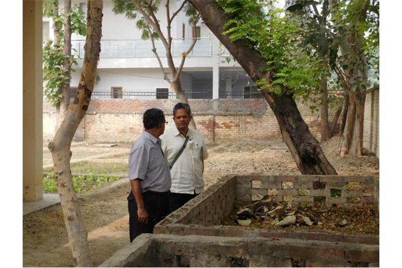 General Anil Bhalla and Colonel Ajay Ramakrishnan visited the Cheshire Home Lucknow