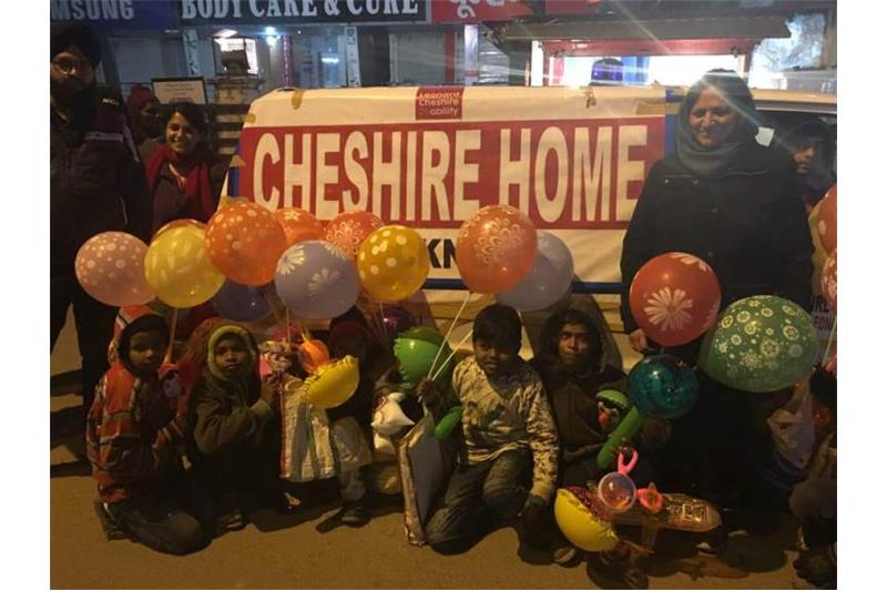 Cheshire Home Lucknow and Robin Hood Army volunteers distributed blankets and clothes to the needy at Lucknow