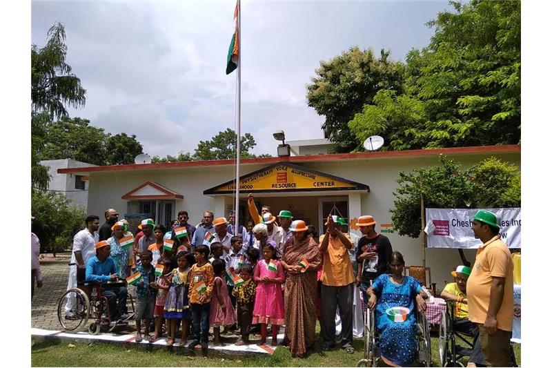 Independence Day and Raksha Bandhan Celebrations at Cheshire Home Lucknow on 15 Aug 2019