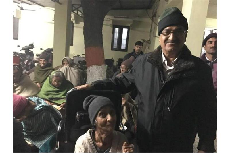 Celebrating Lohri with our lovely residents of Cheshire Home . Thank you Ms Bhupinder, Mr Anil Chopra, Mrs Chopra & Mr SD Chopra.