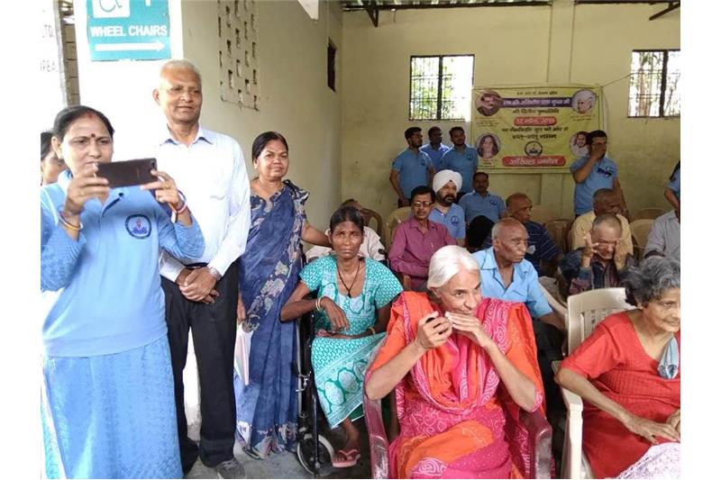 Cultural Program & Donations by Mr.Suresh Patel & BBD Students 12 April 2019