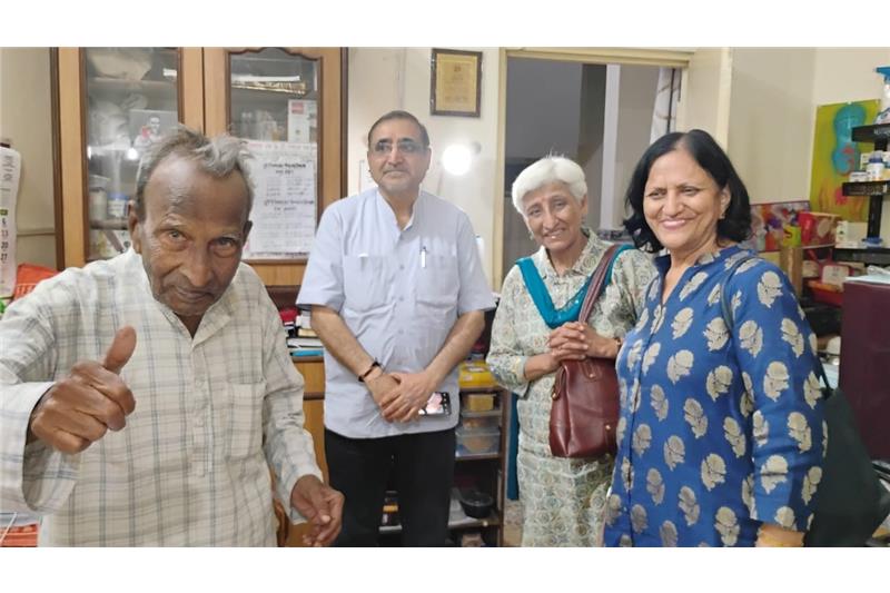 Mr Ashok Kumar Dhar & Mrs Kalpna Dhar visited to Cheshire Home Lucknow  on 26 Apr 2024.
