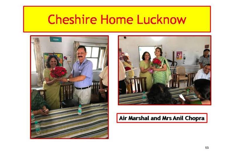 Cheshire Homes Lucknow presentation at National Council AGM at Bangalore on 24 Feb 2018