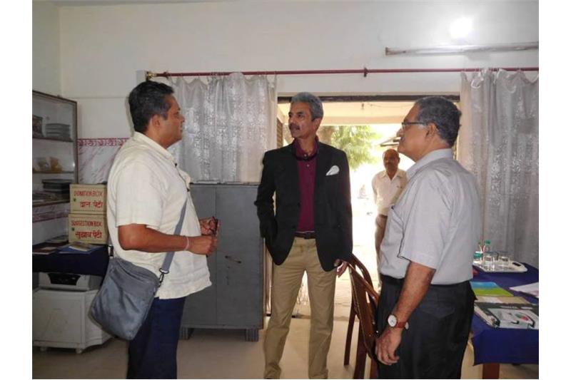 General Anil Bhalla and Colonel Ajay Ramakrishnan visited the Cheshire Home Lucknow
