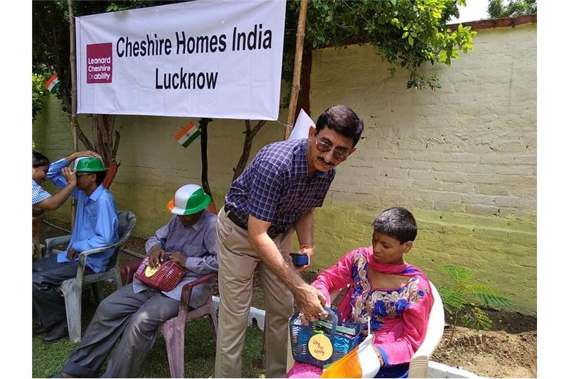 Independence Day and Raksha Bandhan Celebrations at Cheshire Home Lucknow on 15 Aug 2019