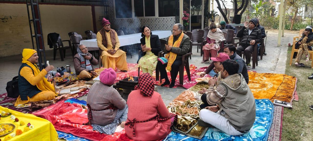 GAYATRI HAWAN/PUJA ORGANISED BY IESL TEAM AT CHESHIRE HOME  ON 06 JAN 2026
