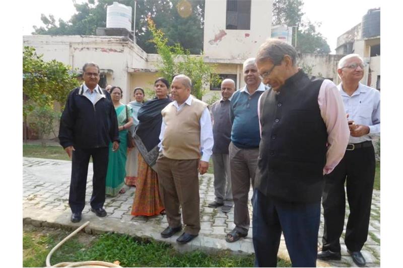 Members of the Bharat Vikas Parishad visited the Cheshire Home