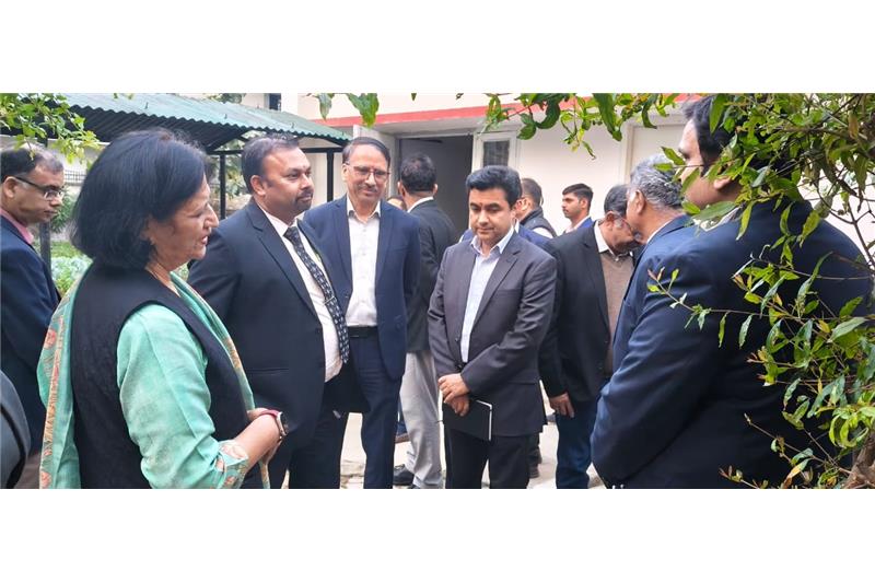 Team Green Gas Limited headed by Mr Rajnesh Singh, CVO, GGL Ltd, Mr Girija Shankar, MD GGL and Mr RK Behra, Dir Commercial have visited at Cheshire home alonwith 18 other members from GGL and audited green gas installed at Cheshire home followed by refreshments with evening team