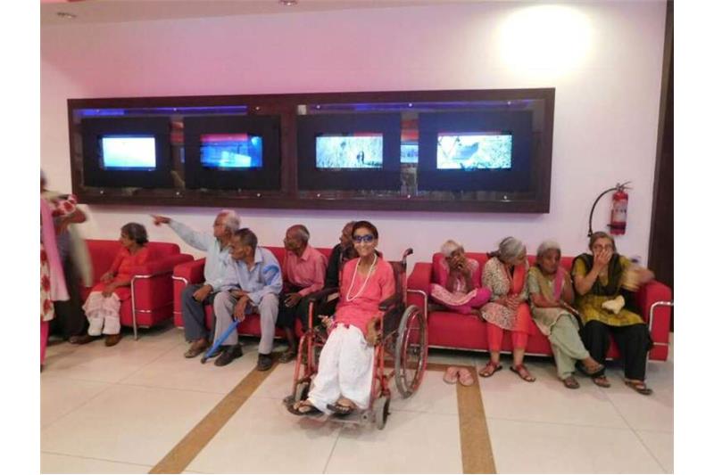 Watching Baghi-2 at SRS ;mti Nagar