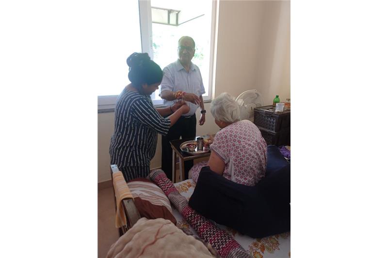 Rakshabandhan has been celebrated at Cheshire Home on 19 Aug  2024