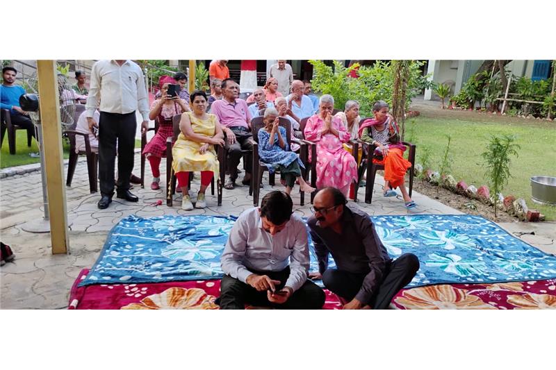 Krishna Janmastmi was celebrated in Cheshire Home with the residents & staff.