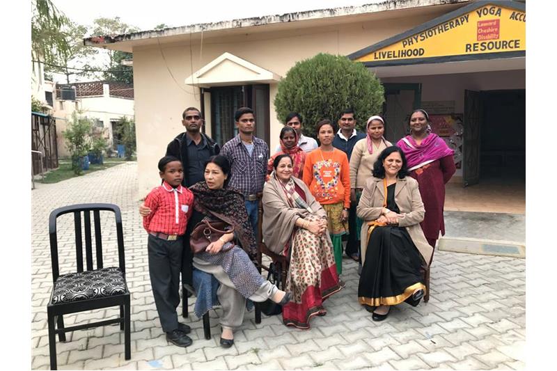 Mr Sachin Singh and his team visited the Cheshire Home Lucknow and sang lovely Christmas Carols.