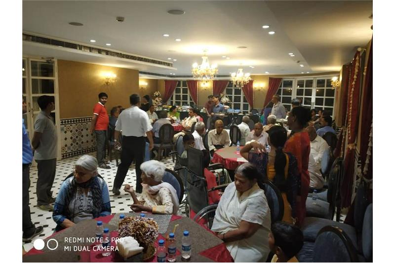 Mr and Mrs Sudhir Halwasiya hosted the Residents of Cheshire Home at Cappuccino Blast 11 April 