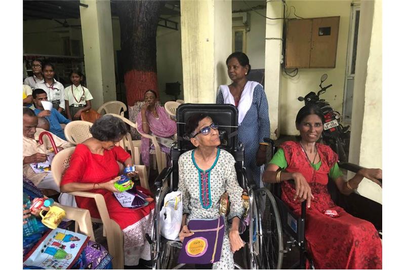 Hosting small loveable Children from SKD Academy Lucknow at the Cheshire Home 14 Sep 2019