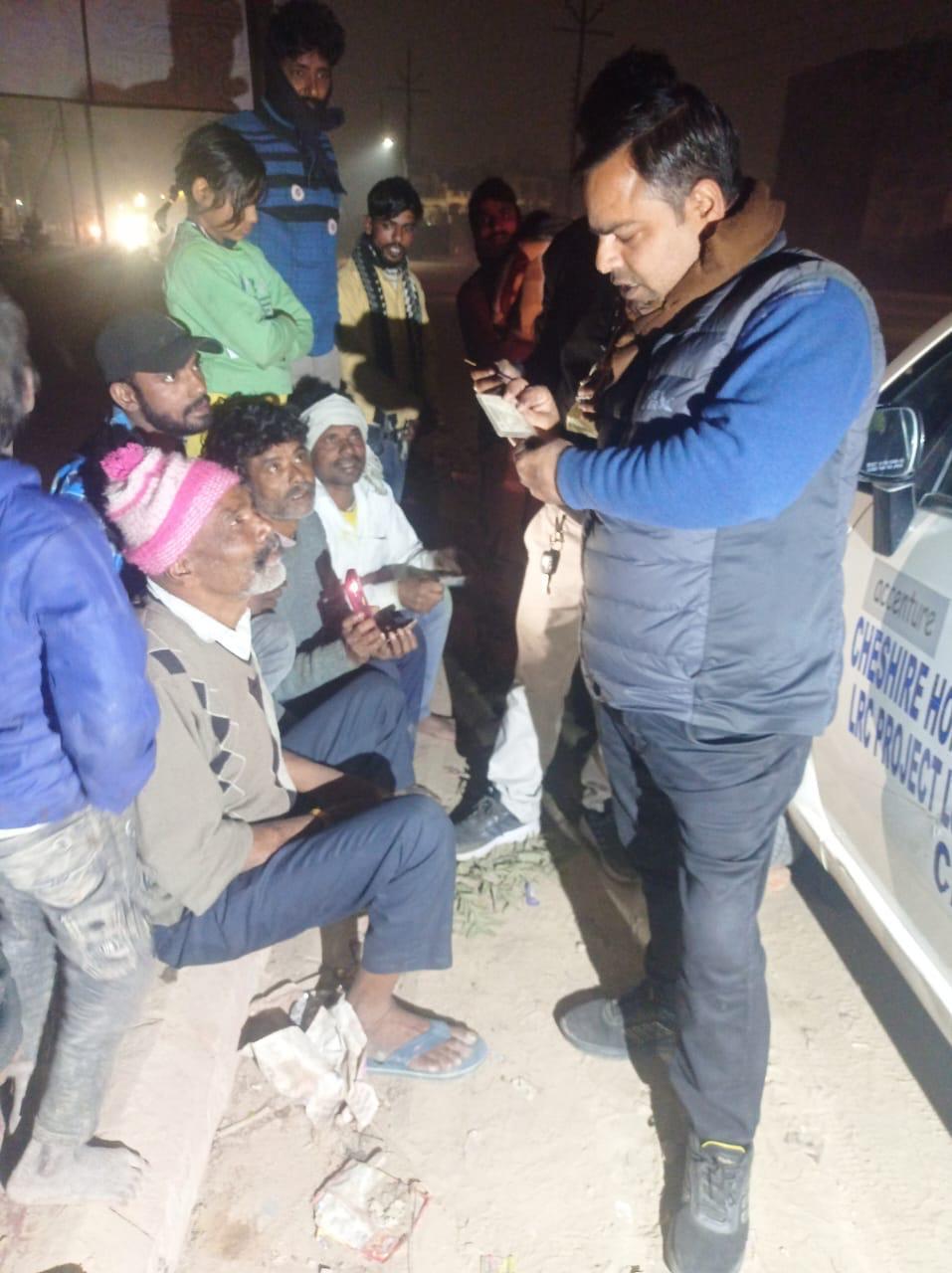 Blankets distributed on 03 & 04 Jan 26  by the Chairman, Cheshire home