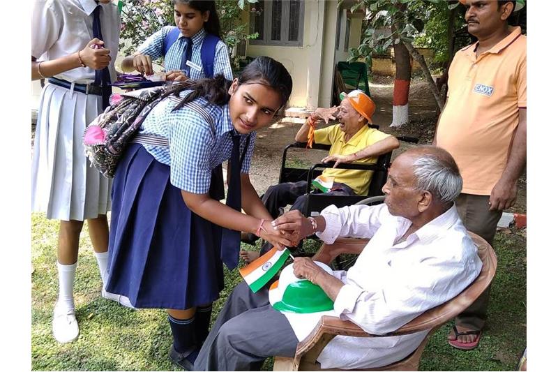 Independence Day and Raksha Bandhan Celebrations at Cheshire Home Lucknow on 15 Aug 2019