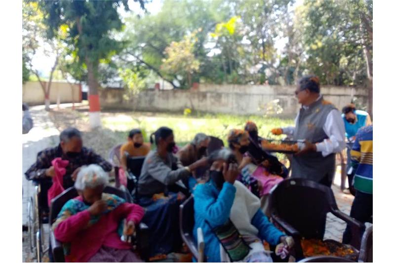 Holi at Cheshire Home 8 March 2020