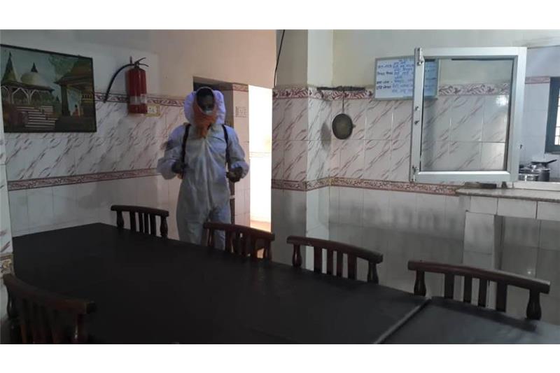 Residents starting their day at Cheshire Home