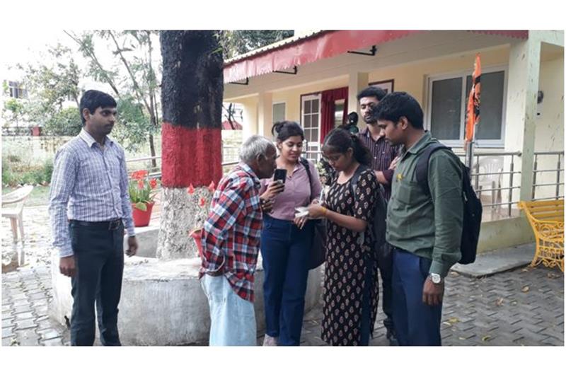 Community visit by Students Baba Bhimrao Ambedkar University - 21 Mar 2023