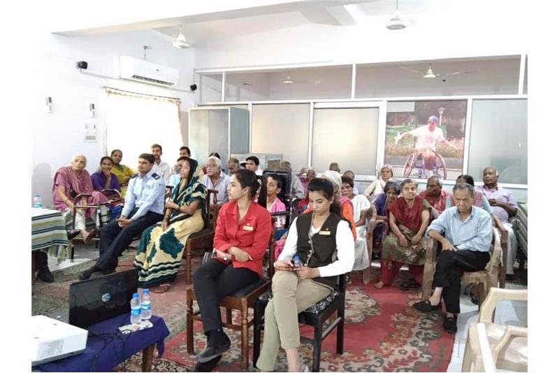 Training of First Aid to residents and staff of Cheshire Home by Dr. Madhuresh (Ortho. Surgeon)from Apollo Hospital