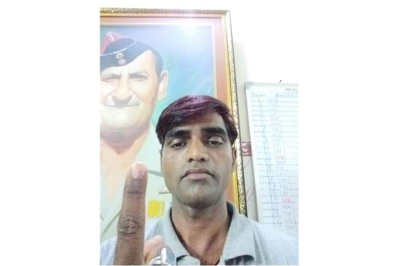  Cheshire Home Residents and Staff who voted 6 May at Lucknow.