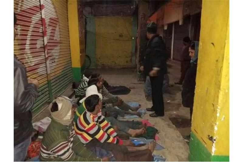 Cheshire Home Lucknow and Robin Hood Army volunteers distributed blankets and clothesCheshire Home Lucknow and Robin Hood Army volunteers distributed blankets and clothes